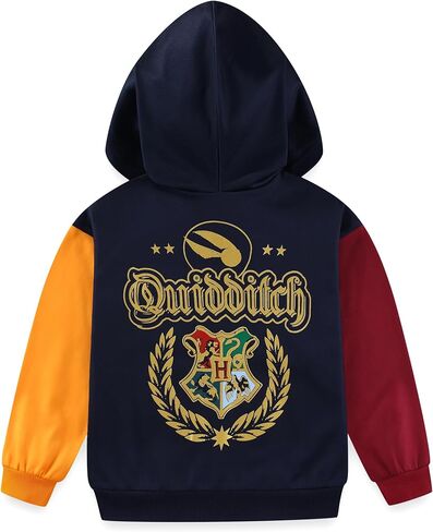 Harry Potter Hogwarts Quidditch Full Zip Up Hoodie for Big Kids in Saudi Arabia