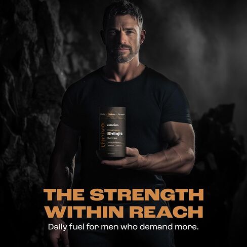 Gold Shilajit Gummies for Men - Himalayan Pure Natural Resin & Ashwagandha ، Black Musli ، Gokshura - Shilajit for Strength and Focus - 7 -in -1 Shilajit Gummies in Saudi Arabia