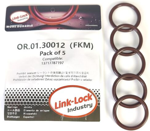 5PCS FKM Viton OR.01.30012 Engine Intake Pipe O-Ring 13717787197 for BMW N47 M47 N54 N57 M57 in Saudi Arabia