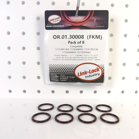 8PCS FKM Viton OR.01.30008 Engine Intake Pipe O-Ring 11157847364 11532248435 11537785518 11532244653 13712243662 for BMW N63 S63 M47 M57 in Saudi Arabia