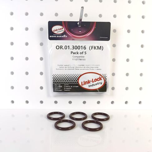 Link-lockor.5pcs FKM Viton 01.30016 محرك أنبوب كمية O-Ring 11127798103 لـ BMW E60 M57 in Saudi Arabia