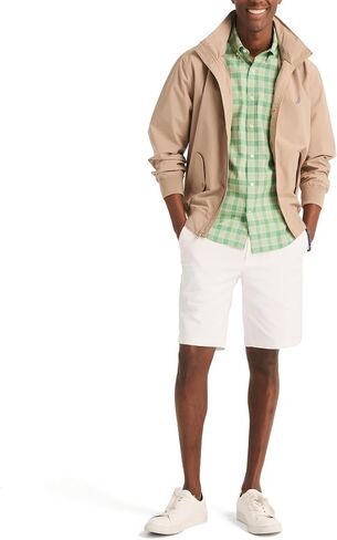 Nautica Men's Sustainably Crafted Plaid Short-Sleeve Shirt in Saudi Arabia