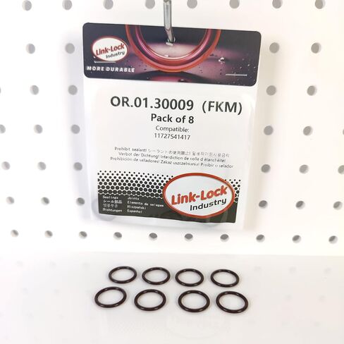 8PCS FKM Viton OR.01.30009 Engine Intake Pipe O-Ring 11727541417 for BMW N62 in Saudi Arabia