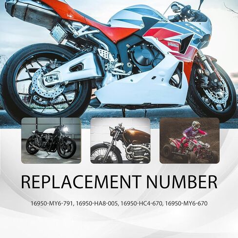 صمام خزان وقود الغاز Petcock متوافق مع Honda Trx250 Trx250x Trx300 Trx200SX Trx300ex ATC350X Fourtrax 1985 1986 1987 1988 Fuel Off Valve Petcock استبدال 16950-HC4-840 in Kuwait