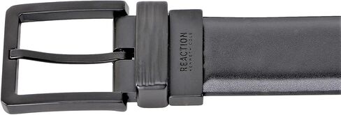 Kenneth Cole REACTION Men's 35MM Wide Reversible Stretch Belt Black Brown Medium in Saudi Arabia