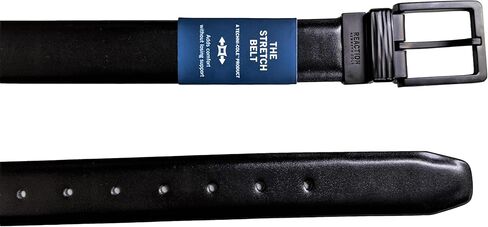 Kenneth Cole REACTION Men's 35MM Wide Reversible Stretch Belt Black Brown Medium in Saudi Arabia