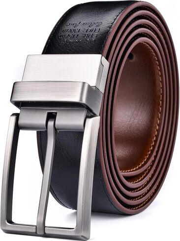 Men's Belt,Reversible Belt 1.25" For Gift Mens Casual Golf Dress pants shirts,One Reverse For 2 Sides in Saudi Arabia