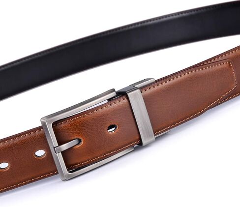 Men's Belt,Reversible Belt 1.25" For Gift Mens Casual Golf Dress pants shirts,One Reverse For 2 Sides in Saudi Arabia