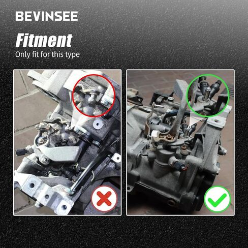 Bevinsee Solid Shifter Bushing Kit Compatible with VW MK4 MK5 1J0711761B and 1J0711761C, for MQ250 5 Speed Manual Gearbox Billet Hole Size of 10mm in Saudi Arabia
