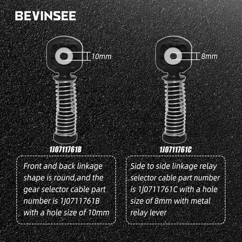 Bevinsee Solid Shifter Bushing Kit Compatible with VW MK4 MK5 1J0711761B and 1J0711761C, for MQ250 5 Speed Manual Gearbox Billet Hole Size of 10mm in Saudi Arabia