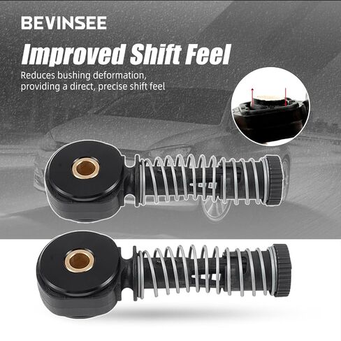 Bevinsee Solid Shifter Bushing Kit Compatible with VW MK4 MK5 1J0711761B and 1J0711761C, for MQ250 5 Speed Manual Gearbox Billet Hole Size of 10mm in Saudi Arabia