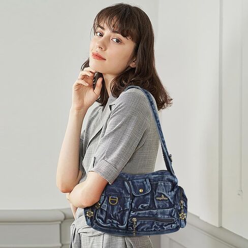 Angel Kiss Hobo Bags for Women,Vintage Shoulder Purses for Women,Small Crossbody Handbag with Adjustable Strap in Saudi Arabia