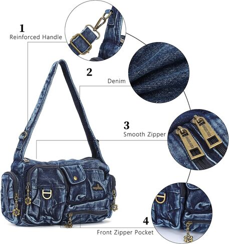 Angel Kiss Hobo Bags for Women,Vintage Shoulder Purses for Women,Small Crossbody Handbag with Adjustable Strap in Saudi Arabia