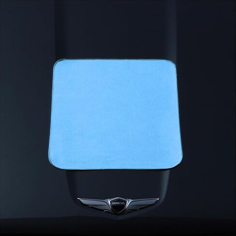 Mr. Lustre Microfiber Glass Cleaning Towels for Cars – 16 x 16 in, Ultra-Fine, Streak-Free, Lint-Free, Scratch-Free Auto Detailing Cloths, Window & Car Towel, Removes Water Spots, Blue (6-Pack) in Saudi Arabia