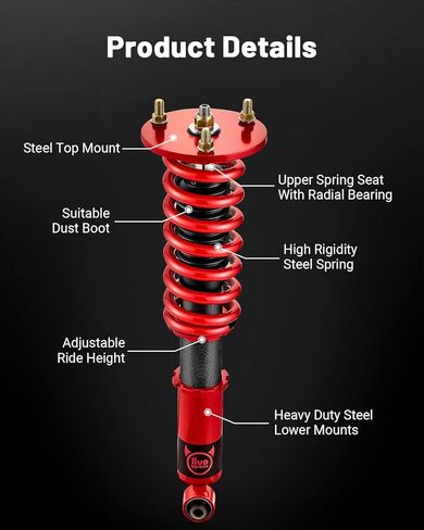 Coilovers Evil Energy Coilovers متوافقة مع Lexus IS250 / IS350 RWD 2006-2013 ، من أجل LEXUS GS350 / GS430 RWD 2007-2011 ، أدوات التعليق القابلة للتعديل قابلة للتعديل. in Kuwait