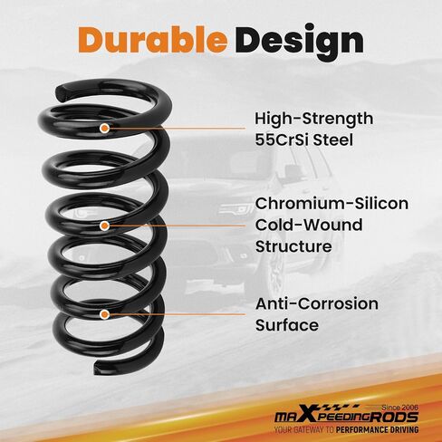 MaxPeedingRods 3 "مجموعة زنبركية خفض الأمامي لفورد رينجر 1998-2012 ، ل Mazda B4000 ، B3000 ، B2500 ، B2300 1998-2010 ، Drop Coils Kit in Kuwait