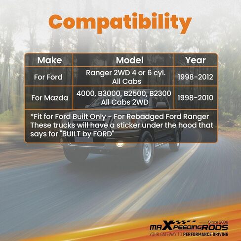 MaxPeedingRods 3 "مجموعة زنبركية خفض الأمامي لفورد رينجر 1998-2012 ، ل Mazda B4000 ، B3000 ، B2500 ، B2300 1998-2010 ، Drop Coils Kit in Kuwait
