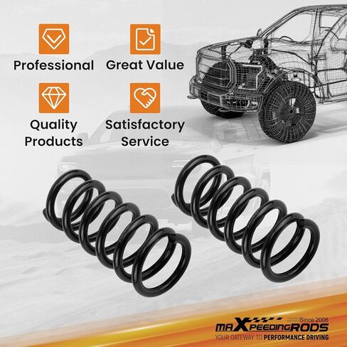 MaxPeedingRods 3 "مجموعة زنبركية خفض الأمامي لفورد رينجر 1998-2012 ، ل Mazda B4000 ، B3000 ، B2500 ، B2300 1998-2010 ، Drop Coils Kit in Kuwait