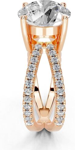 1-3 قيراط 14 كيلو 18 كيلو بايت بلاتينيوم الأميرة قطع 4 خاتم مختبر Prong Solitaire الماس ، المشاركة ، الذكرى السنوية ، حفل زفاف ، معتمد من IGI ، حلقات الوعد للنساء (1-3 CT ، F-G Color ، VS1-VS2 Clarity) in Kuwait