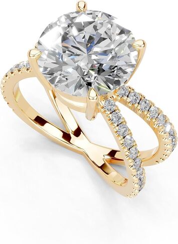 1-3 قيراط 14 كيلو 18 كيلو بايت بلاتينيوم الأميرة قطع 4 خاتم مختبر Prong Solitaire الماس ، المشاركة ، الذكرى السنوية ، حفل زفاف ، معتمد من IGI ، حلقات الوعد للنساء (1-3 CT ، F-G Color ، VS1-VS2 Clarity) in Kuwait