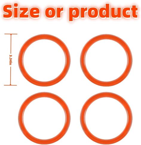 4PCS Interior Trim Kit Dashboard Air Conditioner Vent Ring Trim Ring Cover Interior Accessories Compatible with Jeep Wrangler 2018-2023 JL & 2020-2023 Gladiator JT (Yellow) in Saudi Arabia