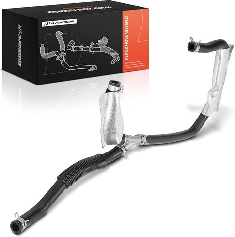A-Premium Water Inlet HVAC HOSE HOSE LINE ASSEMBLY مع المشابك ، والأكمام الواقية المرفقة والسخان الإضافي المتوافق مع Ford Explorer & Mercury Mountainment ، 2006 2007 2008 2010 in Kuwait