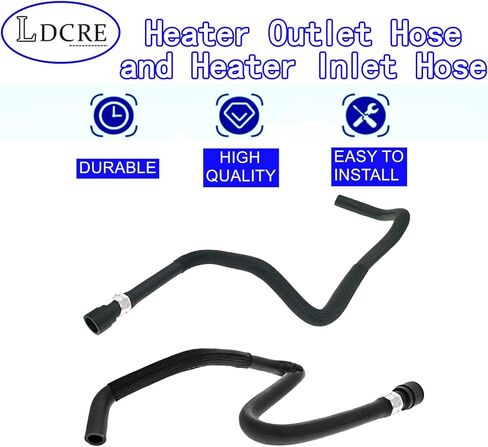 Heater Outlet Hose and Heater Inlet Hose Compatible with 2018 Chevy Cheyenne, 2014-2018 Silverado 1500 and 2500, 2014-2019 Sierra 1500, 2019 Sierra 1500 Limited, 23126443 23126442 in Saudi Arabia