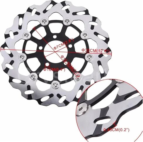 Front Brake Disc Rotors Fit For Suzuki Fit For Hayabusa GSXR1300 1999-2007 GSXR 600/750 97-03 GSXR1000 01-02 K1 K2 in Saudi Arabia