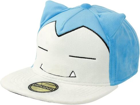 Pokémon Plush Snorlax Unisex Cap Blau/weiß Fan-Merch, Gaming in Saudi Arabia