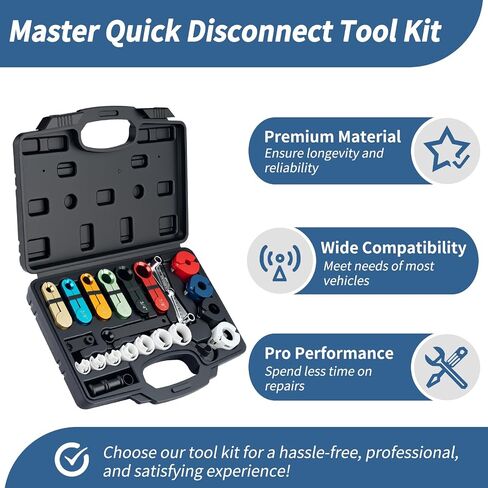 Master Quick Disconnect Tool Kit for A/C Fuel & Transmission Systems Fuel Line Disconnect Tool Set AC Line Removal Tool in Saudi Arabia