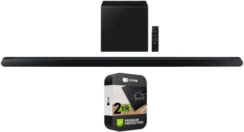 SAMSUNG HW-Q910D Q-Series 9.1.2 ch. Wireless Dolby Atmos Soundbar, Q-Symphony (2024 Model) Bundle with Redeemable DIRECTV Gemini Air Streaming Device and 1 YR CPS Enhanced Protection Pack in Saudi Arabia