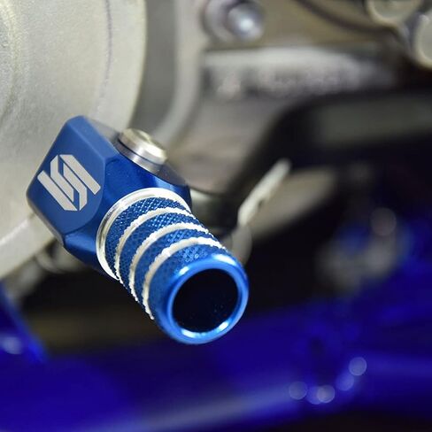SCAR Folding Gear Shift Lever Shifter Pedal Forged Compatible with SHERCO 125 250 300 SE SER SE-R 14-24 - Blue in Saudi Arabia
