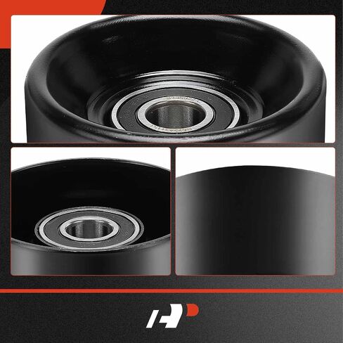 A-Premium Belt Idler Pulley متوافقة مع Ford F-150 1997-2003 ، F-250 ، F-350 ، F-350 F-450 F-550 Super Duty ، F-Super Duty ، Mustang ، Specursion ، Expedition و Lincoln Navigator & Starcraft Bus Bus in Saudi Arabia