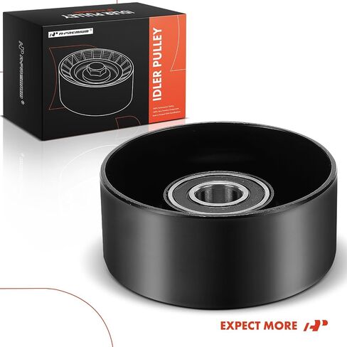 A-Premium Belt Idler Pulley متوافقة مع Ford F-150 1997-2003 ، F-250 ، F-350 ، F-350 F-450 F-550 Super Duty ، F-Super Duty ، Mustang ، Specursion ، Expedition و Lincoln Navigator & Starcraft Bus Bus in Saudi Arabia