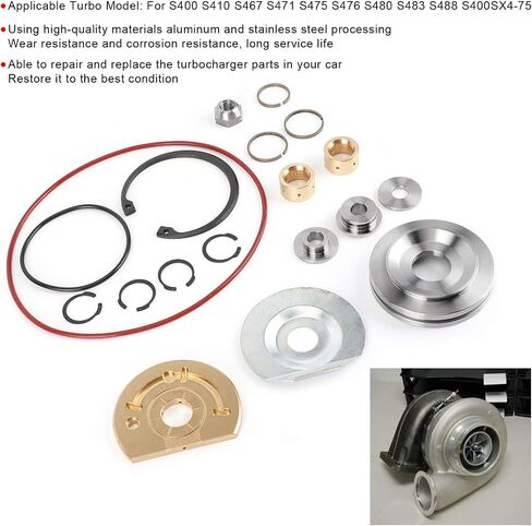 أدوات إصلاح Turbo ، أدوات إعادة بناء Turbo 18PCS Turboarger Rebust Kit 14961016100 ، لـ S400 S410 S467 S471 S475 S476 S480 S483 S488 S400SX4-75 Turbo ... in Saudi Arabia