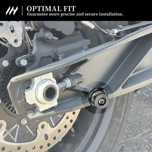 M8 دراجة نارية بكرات الأرجوحة الخلفية ل Thruxton RS 2020-2025 Swingarm Spools حماة التخزين المؤقت CNC الملحقات Thruxton RS (رمادي) in Kuwait