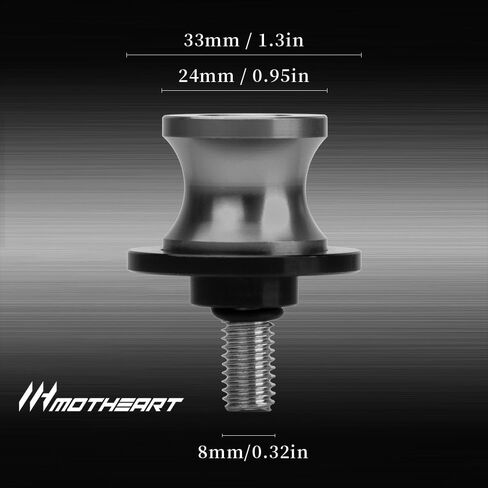 M8 دراجة نارية بكرات الأرجوحة الخلفية ل Thruxton RS 2020-2025 Swingarm Spools حماة التخزين المؤقت CNC الملحقات Thruxton RS (رمادي) in Kuwait
