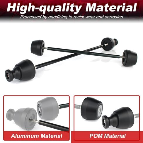 Xitomer Front Rear Axle Sliders Fit for MT-09 / SP 2021-2023 Tracer 9 / GT Frame Sliders Fit for XSR900 2022-2024, Tracer 9 GT+ 2023-2024 Motorcycle Crash Protection With Swing Arm Bobbins in Saudi Arabia