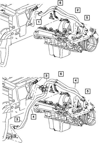 Mopar 6800 1159AA, HVAC Heater Hose in Saudi Arabia