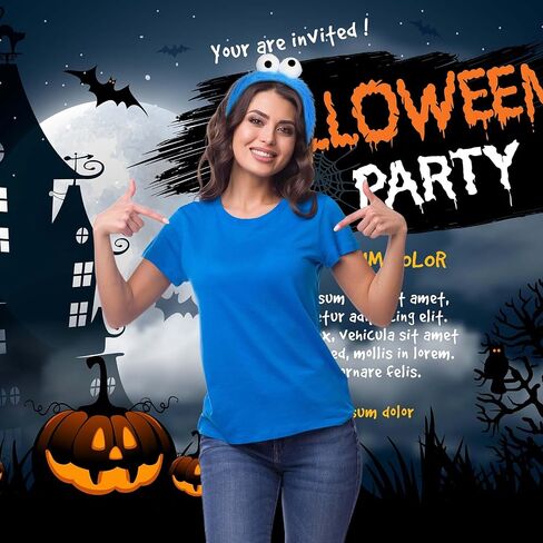 الهالوين الأزرق فروي الوحش مونستر كارتون زي الوحش للرجال Cosplay Party Party Cosplay in Saudi Arabia