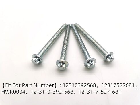 12310392568 12317527681 Alternator Bolts Set Fit for 2006-2013 BMW 128i 328i 528i X3 Z4 328xi 525i 530i 530xi Z4,4 Pcs in Kuwait