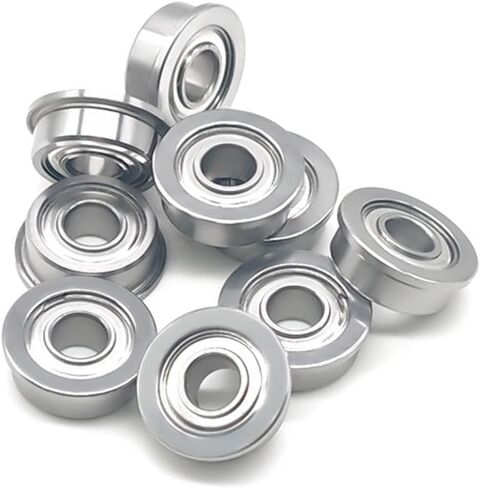 10 PCS MF104ZZ 4x10x4 mm Flange Bearing ABEC-7 Miniature Flanged MF104 Z ZZ Ball Bearings in Saudi Arabia