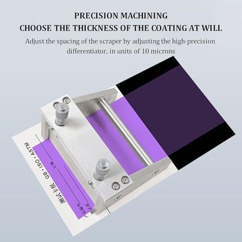 Adjustable 100mm Film Applicator for Precision Wet Film Coating – Ideal for Laboratory & Industrial Use, Versatile Coating Width, High-Precision Application Tool in Saudi Arabia