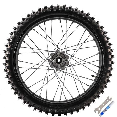 19 "16" عجلات 90/100-16 و 70/100-19 إطار الدراجة الأوساخ وتجميع الشوكات الجبهة الجبهة ، مجموعة مكابح القرص الكاملة ، للدراجة الترابية Motocross Taotao SSR Apollo على الطريق (مع ذراع الأرجوحة الخلفية) in Kuwait