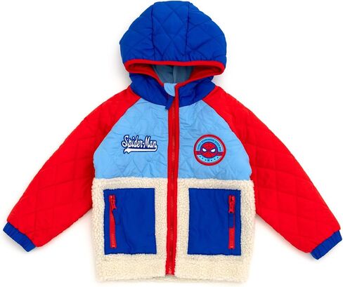 Marvel Spider-Man Faux Shearling up up stack stack toddler toddler to Big Kid Sives (3t-10-12) in Saudi Arabia