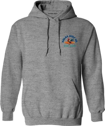 Koloa Surf Men's Cocky Surfer Christmas Logo Pullover Hoodies in S-5XL in Saudi Arabia