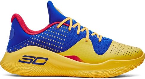 Under Armour Curry 4 Low Flotro - Men's (Blue/Yellow/Black) in Saudi Arabia