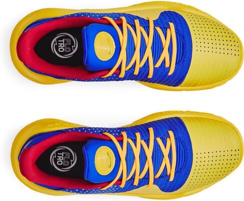 Under Armour Curry 4 Low Flotro - Men's (Blue/Yellow/Black) in Saudi Arabia