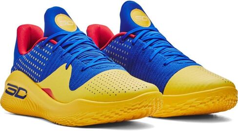 Under Armour Curry 4 Low Flotro - Men's (Blue/Yellow/Black) in Saudi Arabia