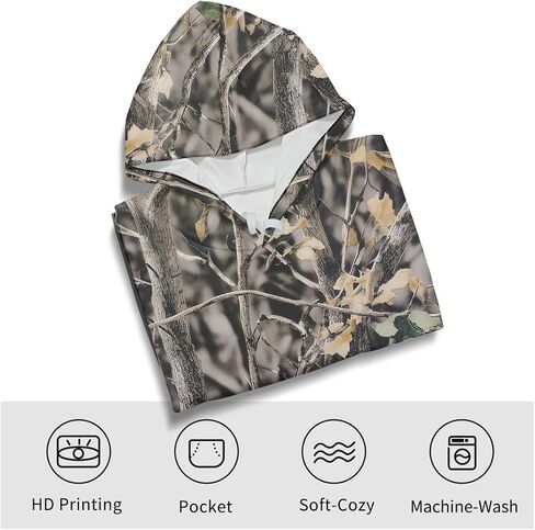Men's Camo Hoodies Sweatshirt Hunting Shirts Camouflage Long Sleeve Fishing Clothes in Saudi Arabia